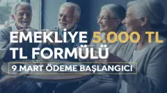 Emekli Bayram İkramiyesinde 2026 Takvimi Netleşti: 5.000 TL Formülü ve 9 Mart Ödeme Başlangıcı - Ubitad