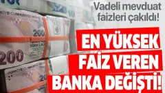 Mevduat Faizleri Sil Baştan Hesaplandı! 1 Milyon TL İçin Aylık 40.000 TL Kazanç Sağlıyor
